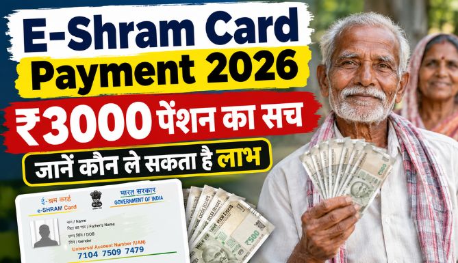 E-Shram Card Payment 2026