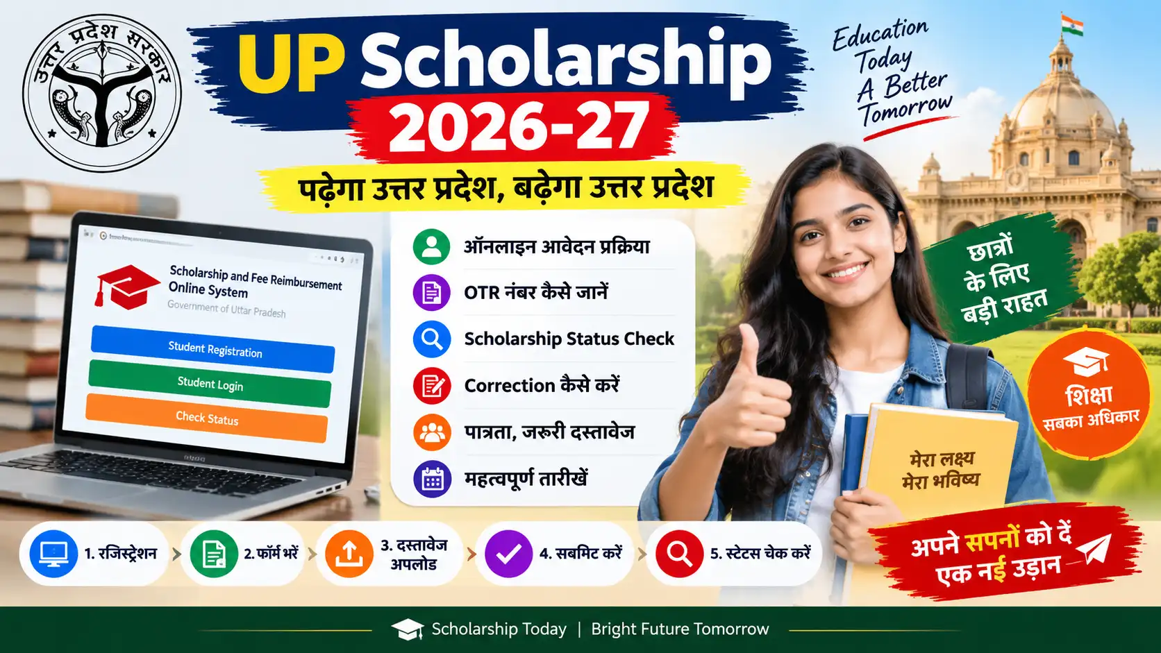 UP scholarship 2026-27