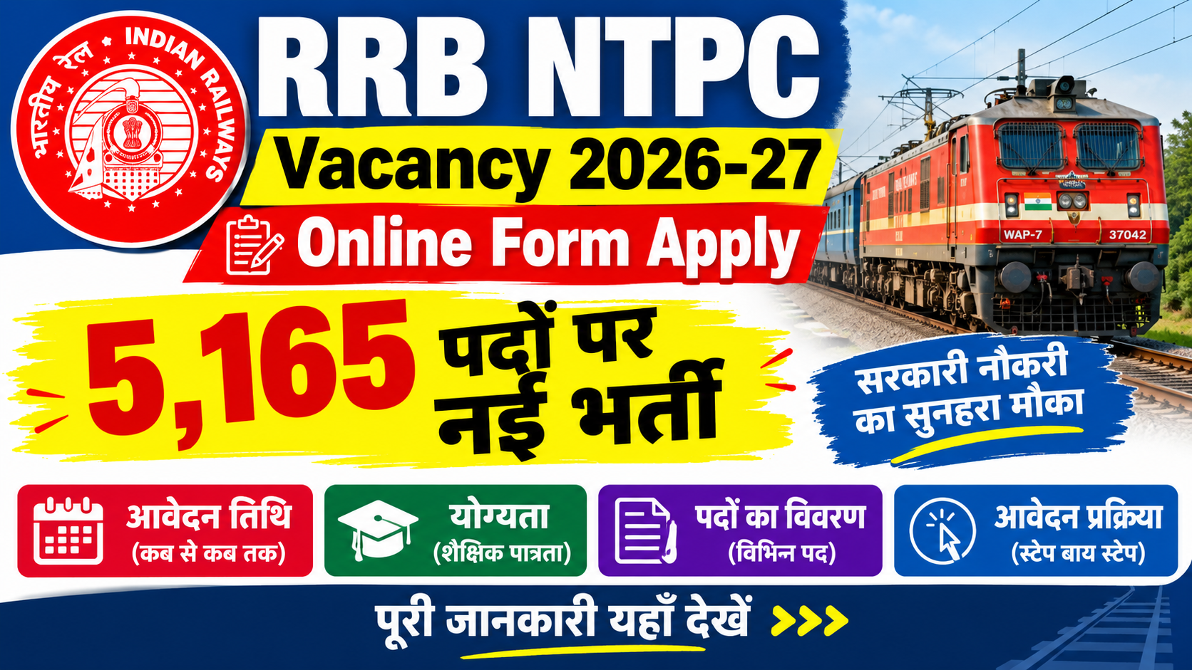 RRB NTPC Vacancy 2026-27