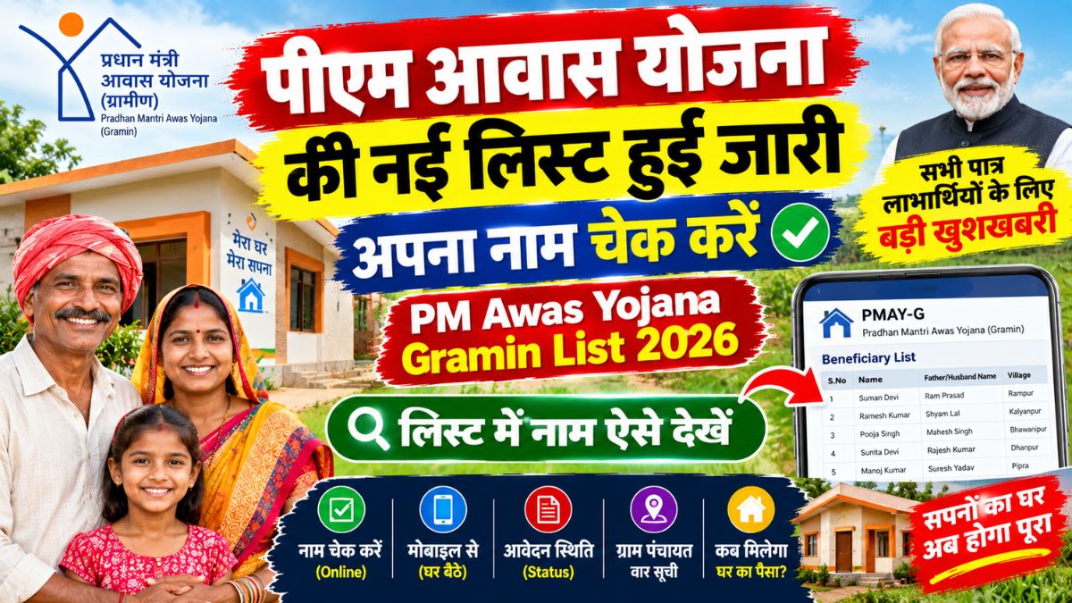 PM Awas Yojana Gramin List 2026
