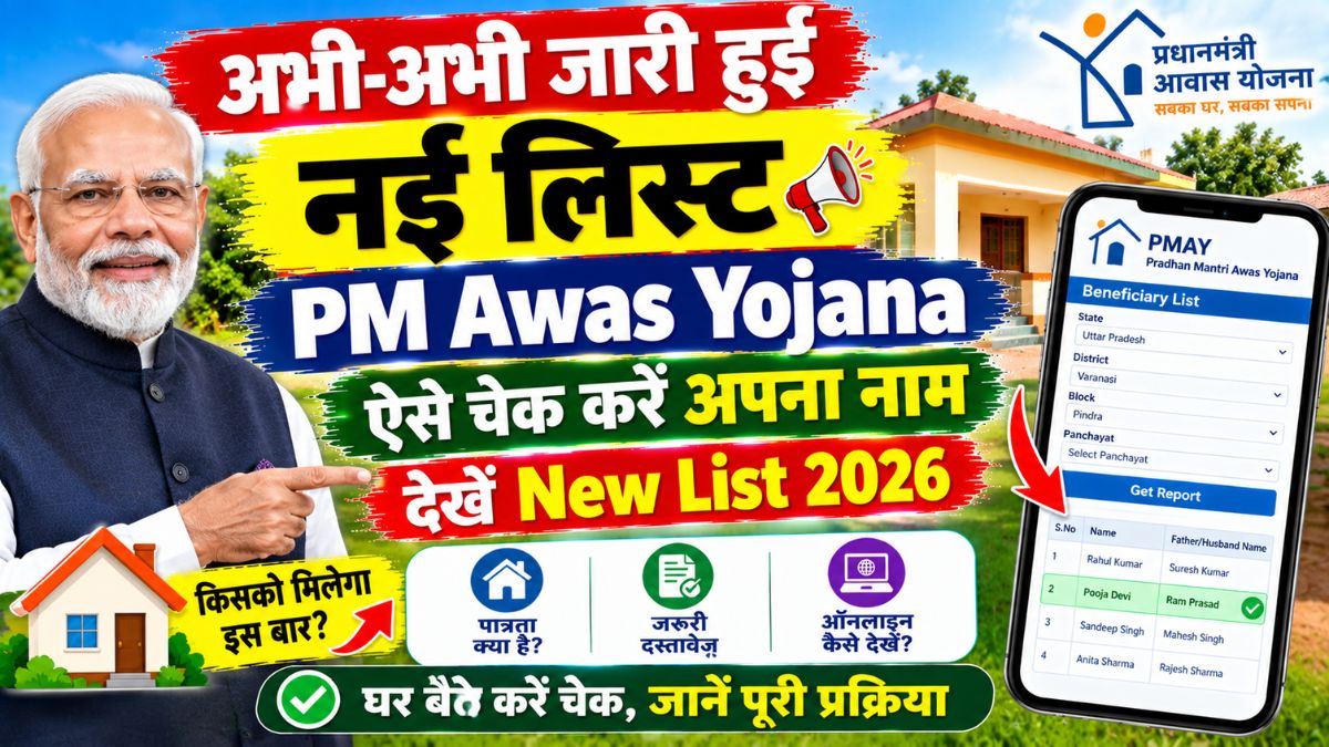PM Awas Yojana New List 2026